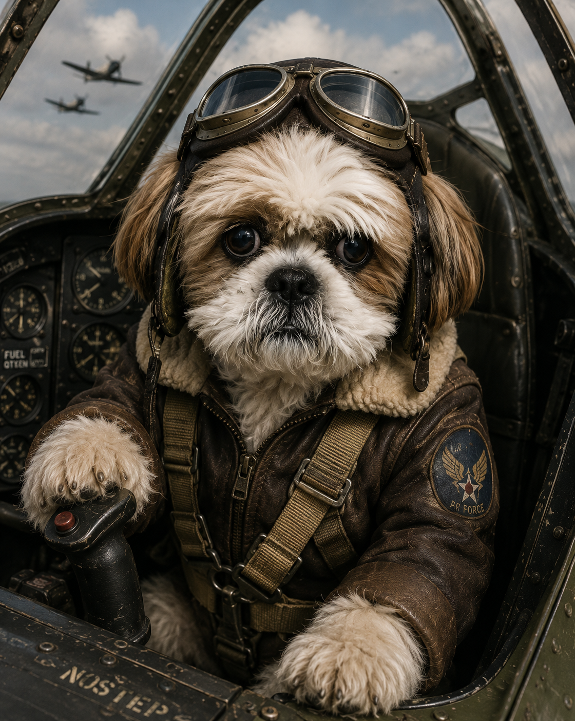 Lander como aviador de combate